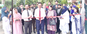 PU VC inaugurates basketball, badminton courts at HCBF